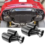 For Jeep Grand Cherokee Trackhawk 2.5" In 4"OUTLET Dual Exhaust Muffler Tip Pipe. Fixed Price $155.11.