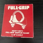 "full-grip' 7 Pcs Heavy Duty 3/8" U-bolt Muffler Clamp Steel New. Fixed Price $49.95.