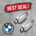 All Bmw Performance 2 Catalytic Converters Stainless Steel Silver. Fixed Price $180.00.