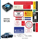 Decal Sticker For All Models Engines Mercedes S-class W126. Fixed Price $29.00.
