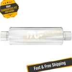 Magnaflow 12773 4" In/out 7" Round Straight-through Performance Exhaust Muffler. Fixed Price $216.00.