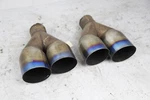 2014-2016 Bmw 428I F32 F36 Left & Right Rear Dual Exhaust Tip Set Blue. Fixed Price $117.86.