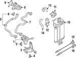 Genuine Volkswagen Outlet Hose 5QN-131-149-A. Fixed Price $113.99.