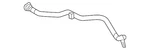 Genuine Mitsubishi Upper Hose & Tube 1742A434. Fixed Price $121.52.