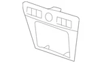 Genuine Ford Instrument Panel Bezel 7N7Z-5404302-AE. Fixed Price $5.03.