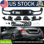 Rear Diffuser & Exhaust Tips For Mercedes W213 E63 Style Bumper Sedan 2016-2020. Fixed Price $235.85.