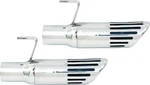 1971-72 Mopar B-body Slotted Exhaust Tip; Black; Long Style 2.5"; Pair. Fixed Price $410.99.