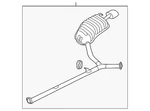 Genuine Kia Exhaust Muffler 28711-4C000. Fixed Price $681.28.