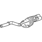 Genuine Mercedes-benz Oe Exhaust Pipe 204-490-35-21. Fixed Price $1968.58.