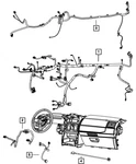 Genuine Mopar Jumper Wiring 68067990AB. Fixed Price $5.21.