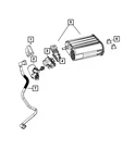 Genuine Mopar Vapor Canister 04578587AH. Fixed Price $325.68.