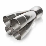 Stainless Works MCLC4225-400 Exhaust Collector Merge 3.25" -4" Outlet 11" Length. Fixed Price $271.40.