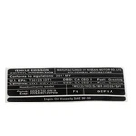 Oem New 2017-2018 City Express Vehicle Emission Control Info Label 19318001. Fixed Price $14.93.