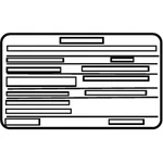 Genuine Mercedes-benz Oe Information Label 276-221-98-00. Fixed Price $33.75.