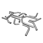 Flowmaster 815936 Universal Stainless Steel U-fit Dual Exhaust Pipe Kit 2.5" Dia. Fixed Price $505.95.
