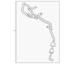 Genuine Mitsubishi Hose & Tube Assembly 1632A297. Fixed Price $150.73.