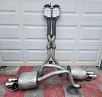 2015-2019 Corvette Z06 Oem Left & Right Exhaust Mufflers Intermediate X-pipe. Fixed Price $930.75.