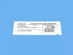 Genuine Mopar Emission Label 68282232AA. Fixed Price $11.76.