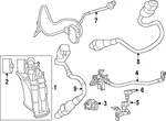 Genuine Mercedes-benz Purge Line 254-010-34-08. Fixed Price $66.46.