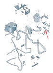 New Audi A6 C6 Leak Detection Pump Hose 4F0201946K Original. Fixed Price $19.23.