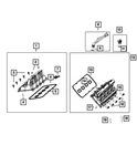 Genuine Mopar Cylinder Head Cover Gasket Kit Left Side 68526541AA. Fixed Price $127.44.