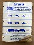 2013 Motor Emission Control Systems Application Manual. Fixed Price $24.99.