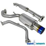 Fits 1995-1999 Mitsubishi Eclipse 2.0L Non-turbo 4" Titanium Tip Catback Muffler. Fixed Price $119.98.