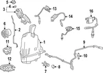 Genuine Mercedes-benz Exhaust Gas Differential Pressure Sensor 0009050214. Fixed Price $297.29.