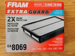 Fram Extra Guard Air Filter CA8069 CA-8069. Fixed Price $11.00.