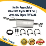 Muffler Assembly For 2006-2008 Toyota 2.4L 2009-2012 2.5L. Fixed Price $158.10.