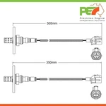 2X New * Oem Pre-cat & Post-cat Oxygen Sensors For Lexus GS300 JZS147 3.0L. Fixed Price $135.83.