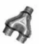 Jones Exhaust SU6-3 Aluminized Stamped Y-pipe Single , 2.25 Dual Pipes. Fixed Price $25.19.