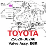 New Toyota Genuine 2010-2022 Lexus GX460 Valve Assy, Egr 25620-38240. Fixed Price $221.99.