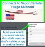 Fits Toyota Mazda Etc Vapor Canister Purge Solenoid Connector Plug Harness Wire. Fixed Price $19.89.