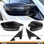 For Bmw G80 G20 M340 Full Carbon Fiber Mirror Cap Overlay + Pillar Base Cover. Fixed Price $199.99.