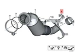 Bmw F20 F21 F22 F23 Holder Catalytic Converter Near Engine 18328648410 16-17. Fixed Price $74.45.
