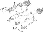 Genuine Ford Catalytic Converter Bracket L1MZ-5K291-J. Fixed Price $44.70.