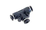 Redhorse Vacuum Fitting Tee (5/32" To 5/32"), Push Connect - Black. Fixed Price $11.85.