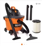 Ridgid Gal. 3.5-PEAK WD0670 Wet/dry Shop Vacuum With Filter, Hose Accessories. Fixed Price $30.00.