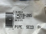 New Vintage 219-285-AC Delco Secondary Air Injection Pipe, 00357106. Fixed Price $125.00.