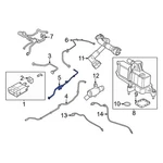 Ford Escape 20-22 LX6Z9D333U Front Evaporative Emissions System Lines. Fixed Price $200.56.