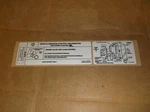 WX8 Caprice Emission Decal Export Sticker 12555992 Oem Gm 1996 Impala. Fixed Price $34.98.
