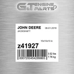 Z41927 Jackshaft Fits John Deere (surplus Open Box). Fixed Price $326.95.