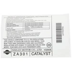 New Oem Nissan 2004-2006 Maxima Emission Label Control Info Sticker 14805-ZA301. Fixed Price $23.09.