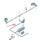 Audi R8 Spyder Vacuum Hose Rear Silencer 420131385AH. Fixed Price $72.78.