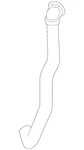 Genuine Land-rover Inlet Hose WAH000030. Fixed Price $55.79.