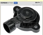 New Dorman 977030 Throttle Position Sensor Chevrolet Cadillac Buick. Fixed Price $15.00.