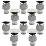 10PC 1/8" Npt X 1/4 Od Tube Female Push To Lock Connect Fitting Straight. Fixed Price $21.95.
