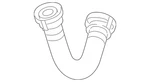 Genuine Audi Air Hose 7L0-131-625-F. Fixed Price $83.84.