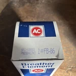 Nos Acdelco FB86 Breather Element Gm 25041743. Fixed Price $9.95.